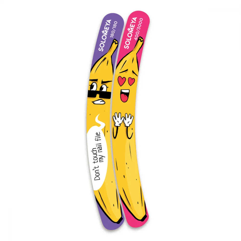 [SOLOMEYA] Пилки для ногтей Don’t touch my nail file Accessory Kit , 2 шт 