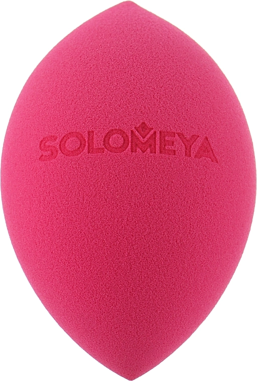 [SOLOMEYA] Спонж для макияжа со срезом Розовый Flat End blending sponge Pink, 1 шт