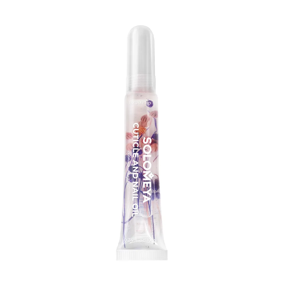 [SOLOMEYA] Масло для кутикулы и ногтей с цветами Весенний букет Cuticle and Nail oil with flowers Spring bouquet, 10 мл 
