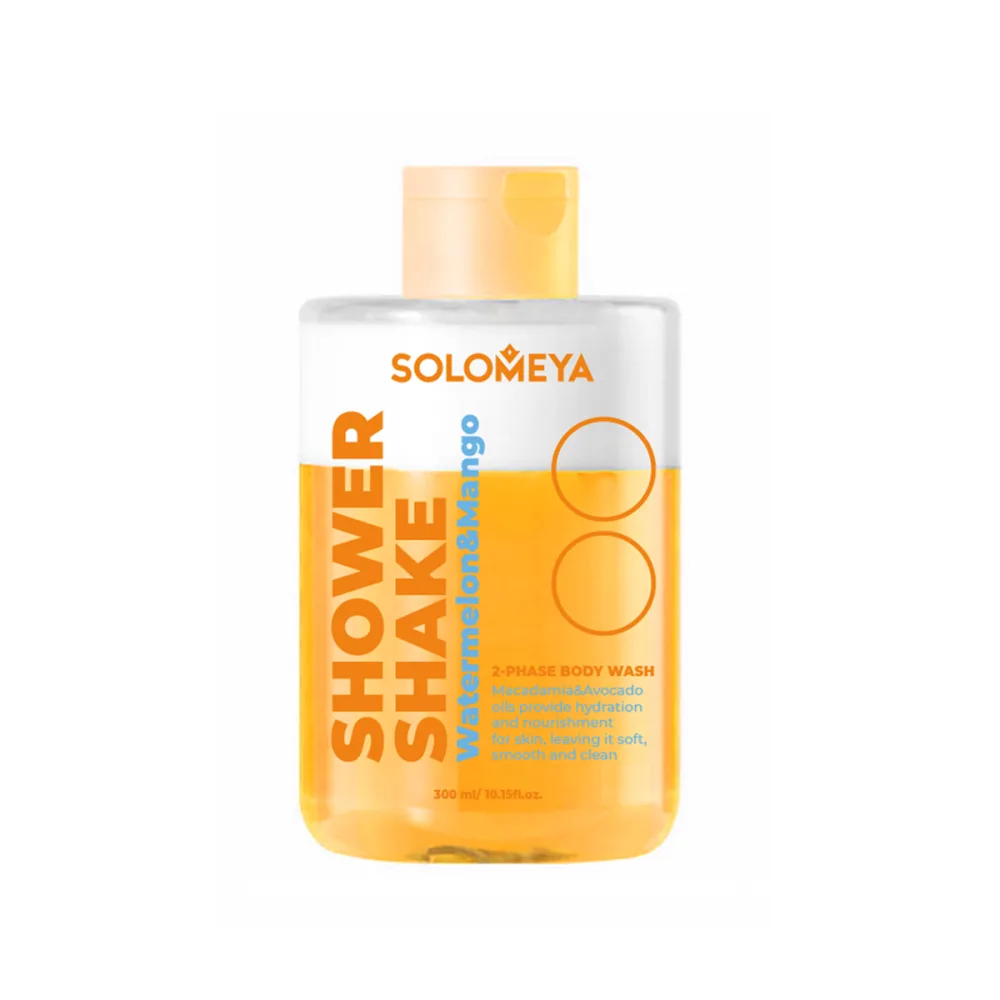 [SOLOMEYA] Гель-шейк для душа Арбуз и Манго Shower shake Watermelon&Mango, 300 мл