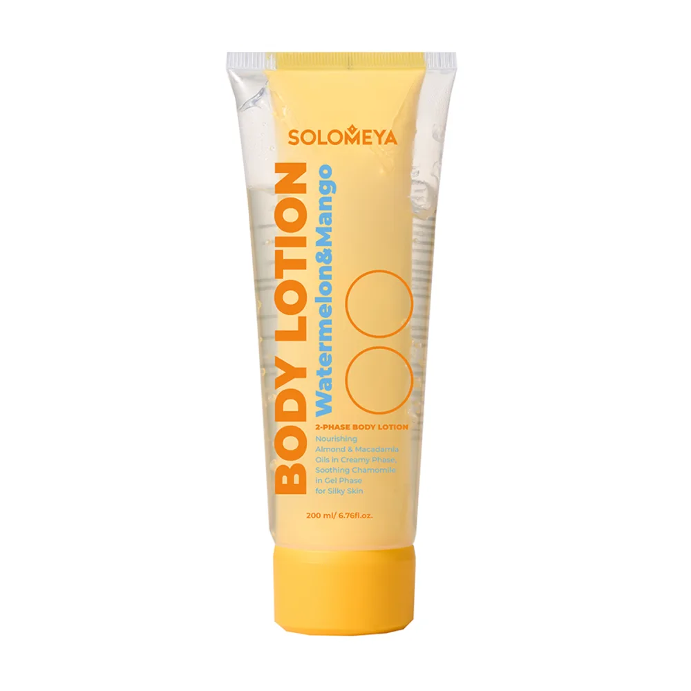 [SOLOMEYA] Лосьон для тела двойной Арбуз и Манго Dual-phase Body lotion Watermelon&Mango 200 мл