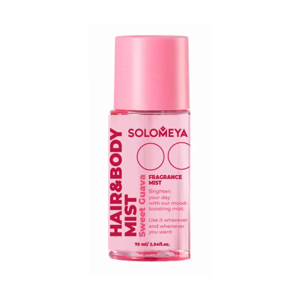 [SOLOMEYA] Мист для волос и тела парфюмированный Сладкая Гуава Hair&body Fragrance mist Sweet Guava, 75 мл