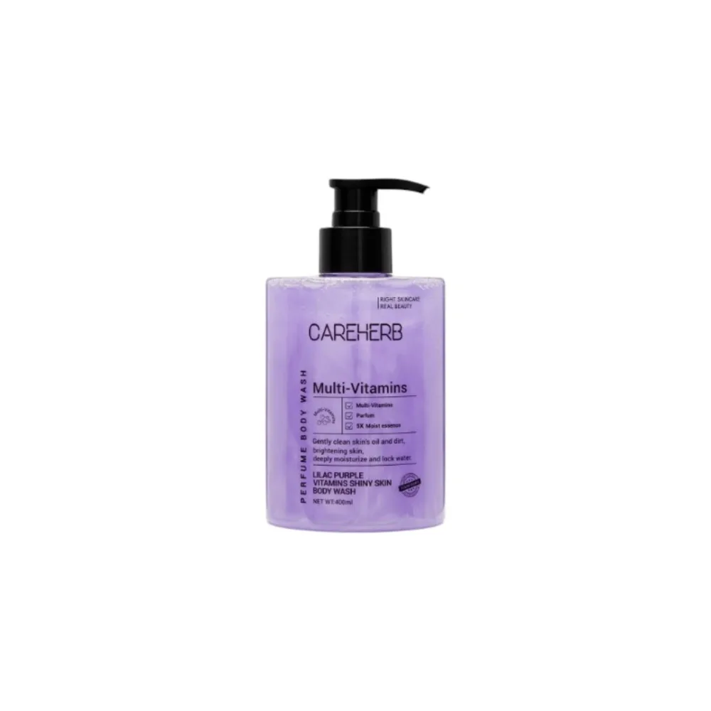 [CAREHERB] Гель для душа для сияния кожи Лавандовый эликсир Lilac Purple Vitamins Shiny Skin Body Wash 400 мл