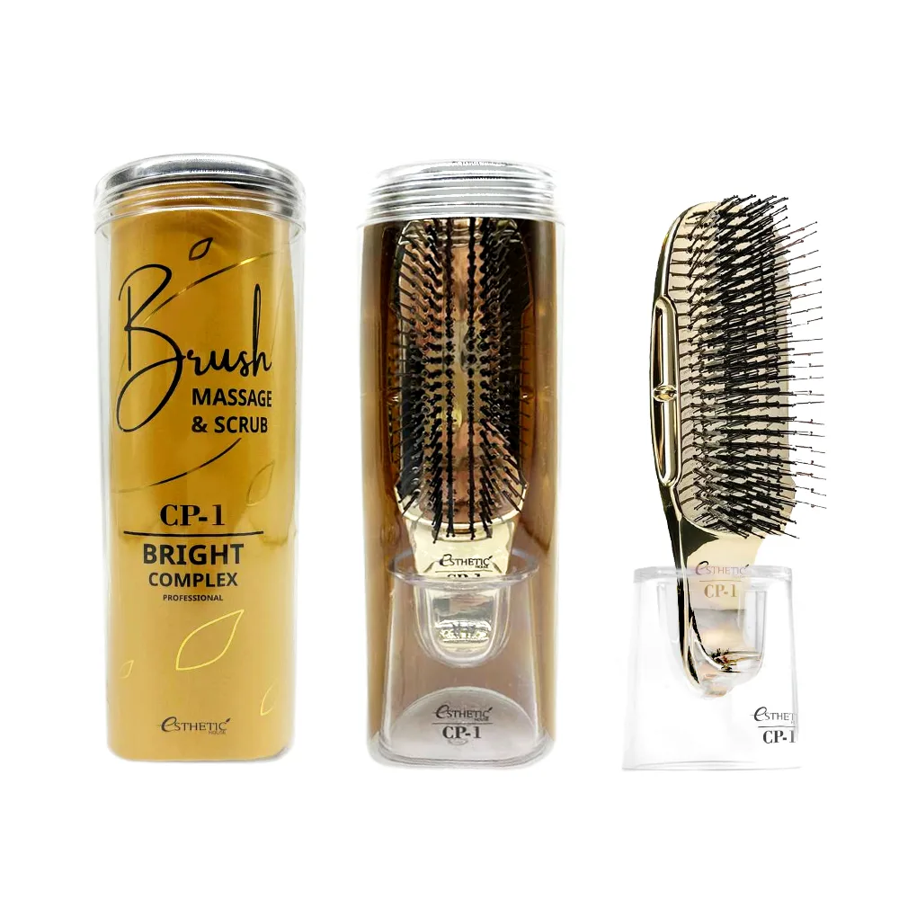 [ESTHETIC HOUSE] Щетка-расческа массажная компактная Brush Massage & Scrub CP-1 Bright Complex, 1 шт. БК