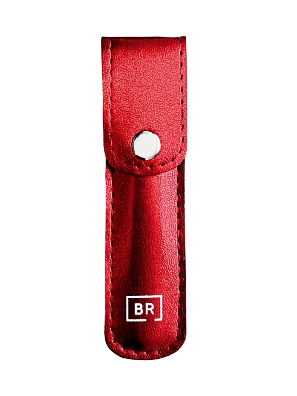 [BEAUTY RELIGION] Пинцет скошенный в чехле КРАСНЫЙ Bevel-edged tweezers in carrying case red 1 шт*уп