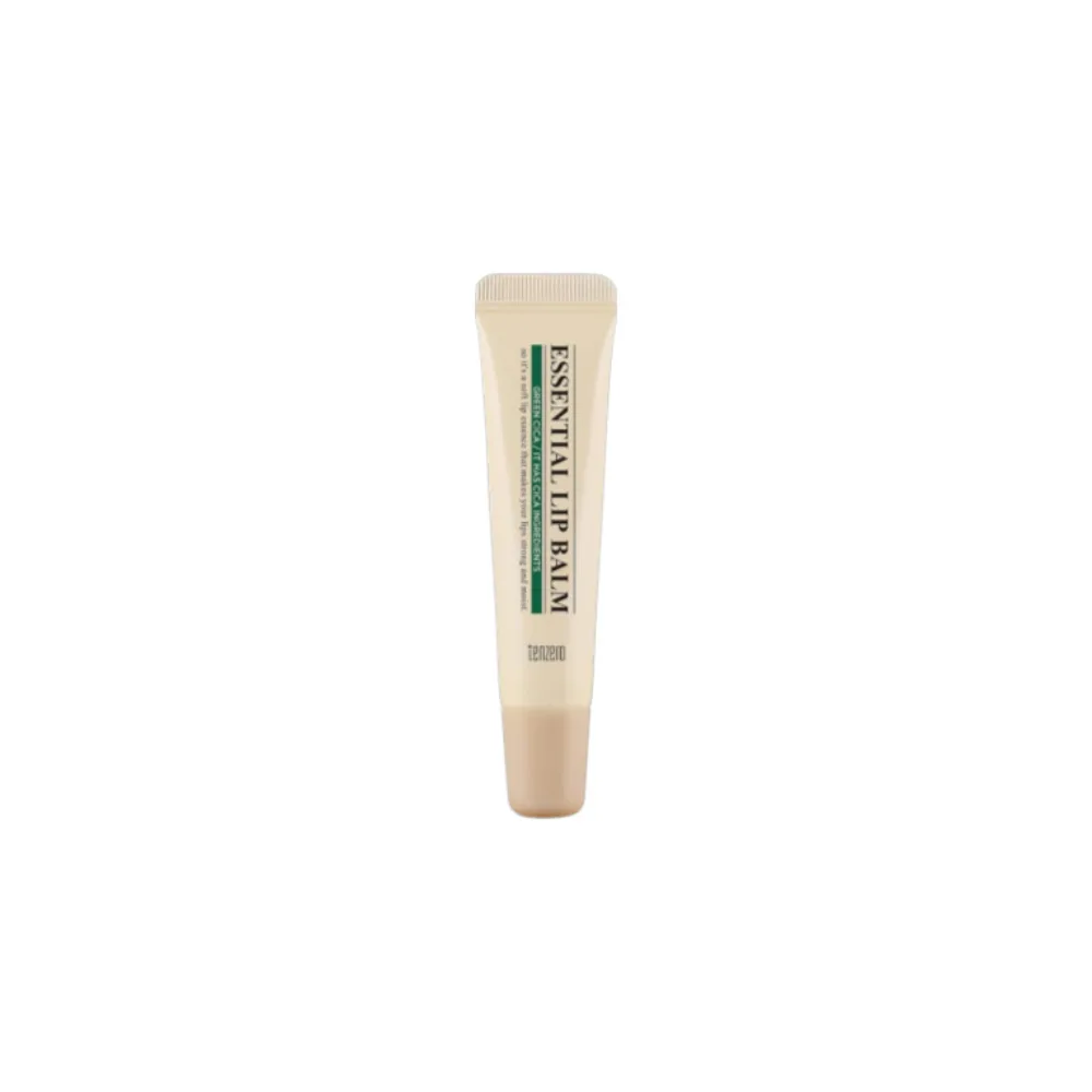 [TENZERO] Бальзам для губ восстанавливающий и успокаивающий ESSENTIAL LIP BALM GREEN CICA, 9 гр БК