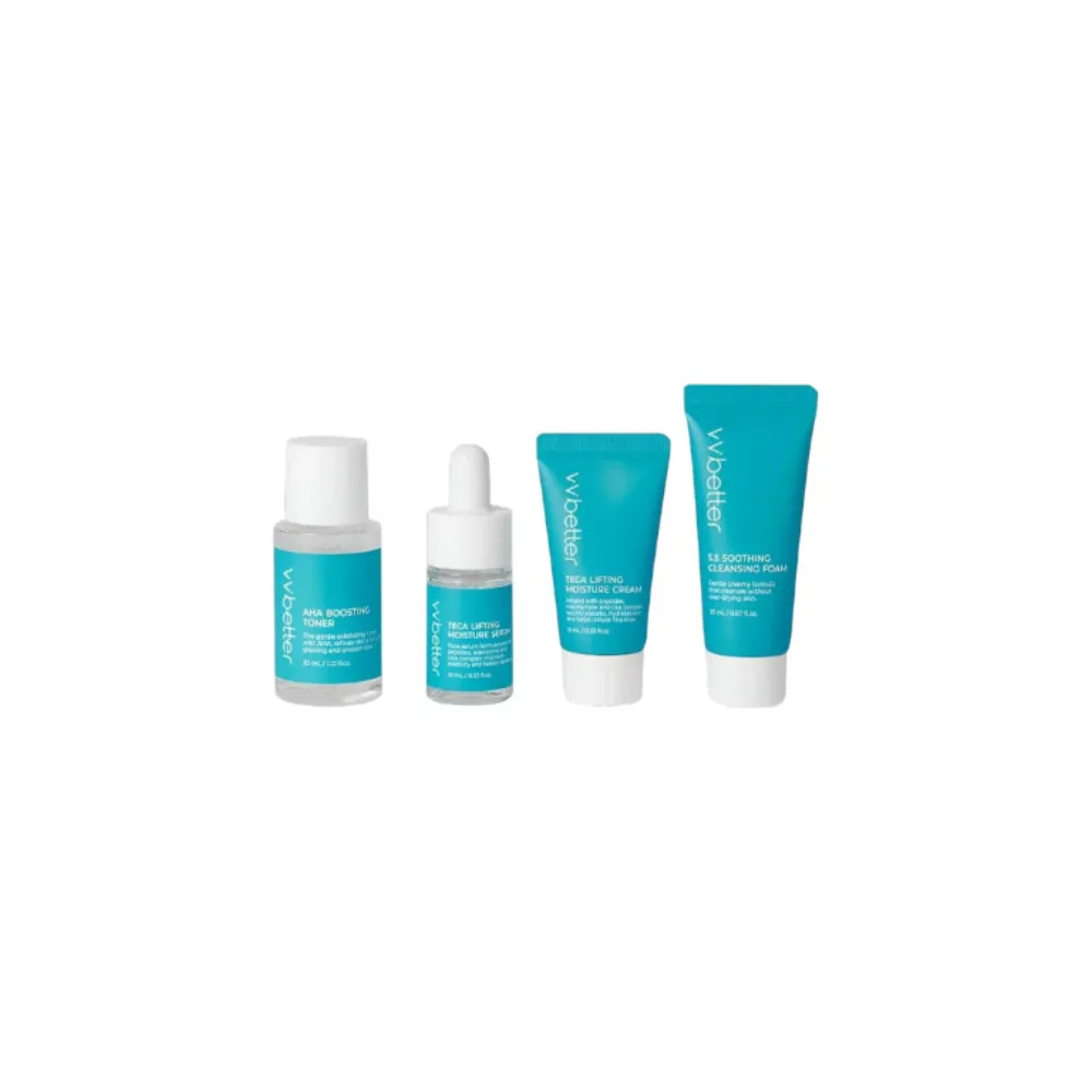 [VVBETTER] Набор миниатюр по уходу за лицом 4 STEP BLUE LINE TRAVEL KIT