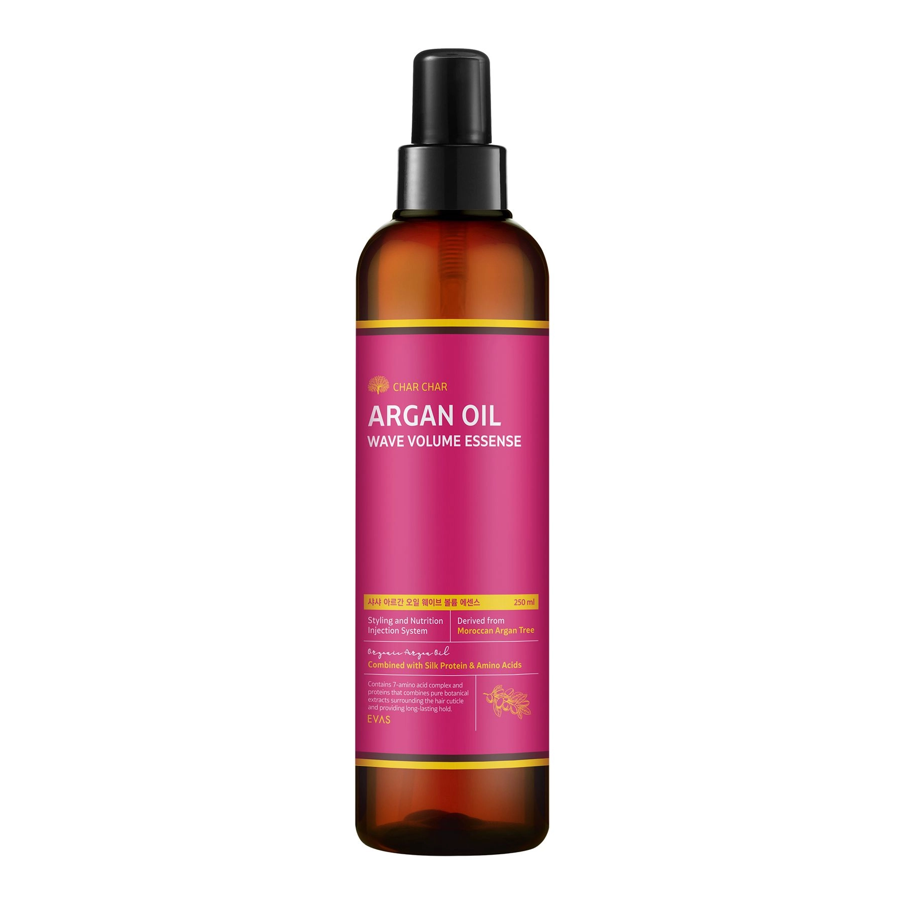 [Char Char] Эссенция для волос АРГАНОВОЕ МАСЛО Argan Oil Wave Volume Essense, 250 мл