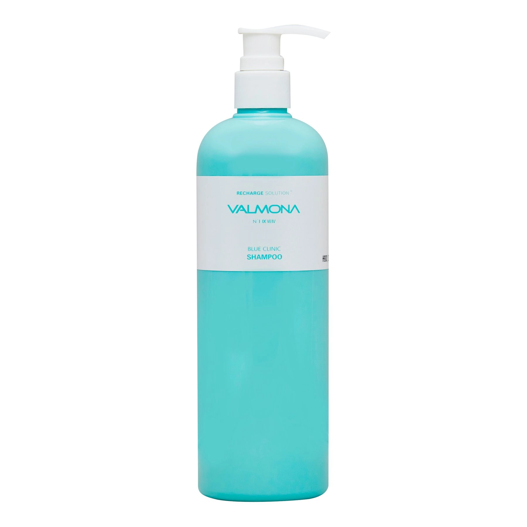 [VALMONA] Шампунь для волос УВЛАЖНЕНИЕ Recharge Solution Blue Clinic Shampoo, 480 мл