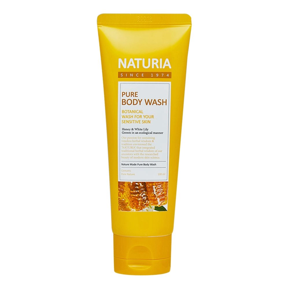 [NATURIA] Гель для душа МЕД/ЛИЛИЯ Pure Body Wash (Honey & White Lily), 100 мл