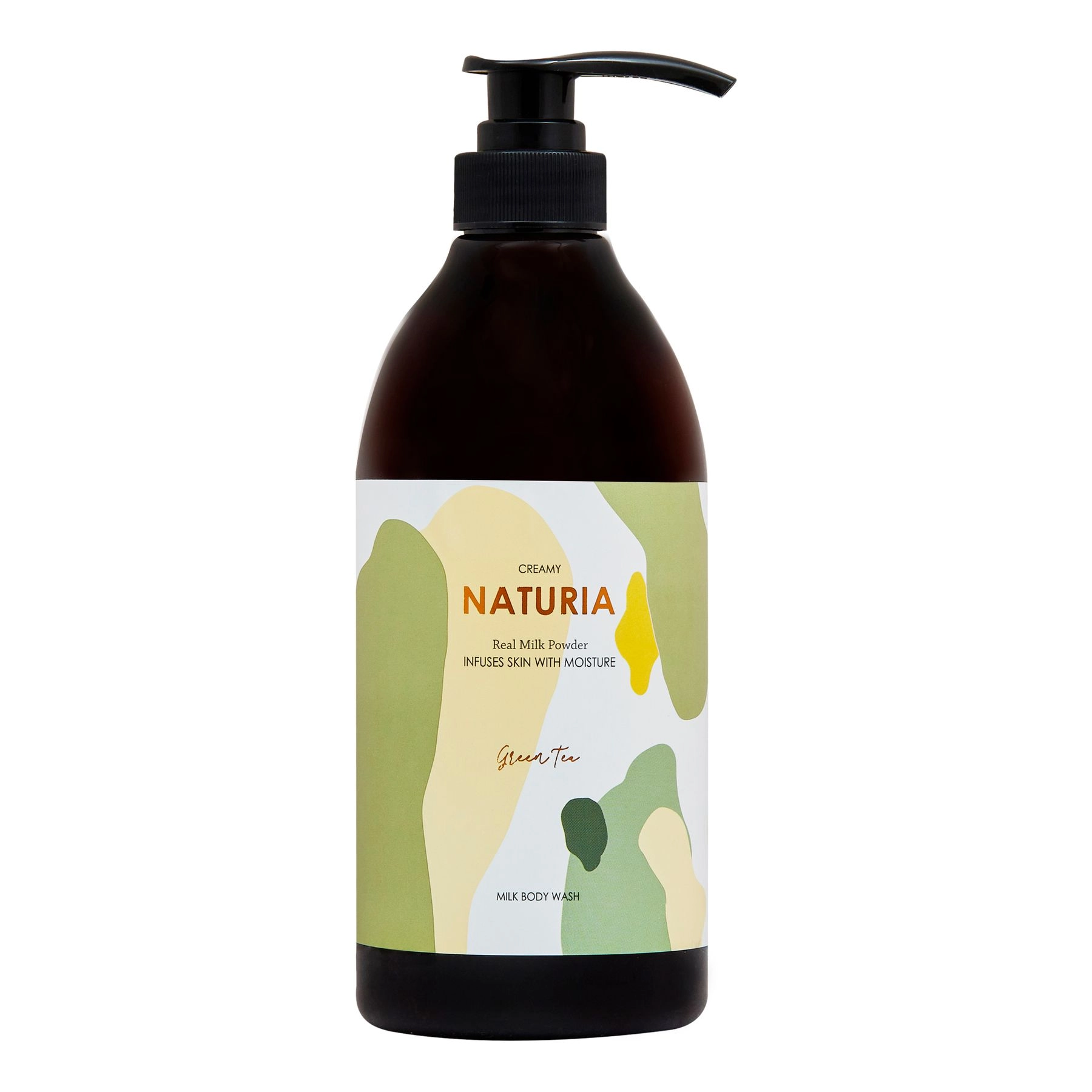 [NATURIA] Гель для душа ЗЕЛЕНЫЙ ЧАЙ Creamy Milk Body Wash - Green tea, 750 мл
