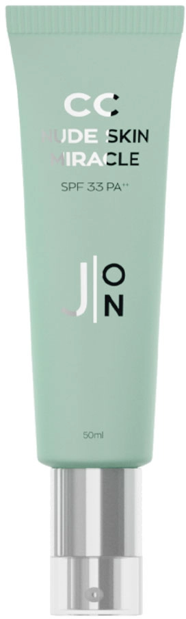 [J:ON] CC NUDE SKIN MIRACLE SPF 33 PA++ Корректирующий СС крем УНИВЕРСАЛЬНЫЙ/ ЗЕЛЕНЫЙ ПИГМЕНТ, 50 мл