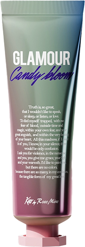 [Kiss by Rosemine] Крем для рук КАРАМЕЛЬНО-ЦВЕТОЧНЫЙ АРОМАТ Fragrance hand cream Glamour Candy Bloom, 30 мл