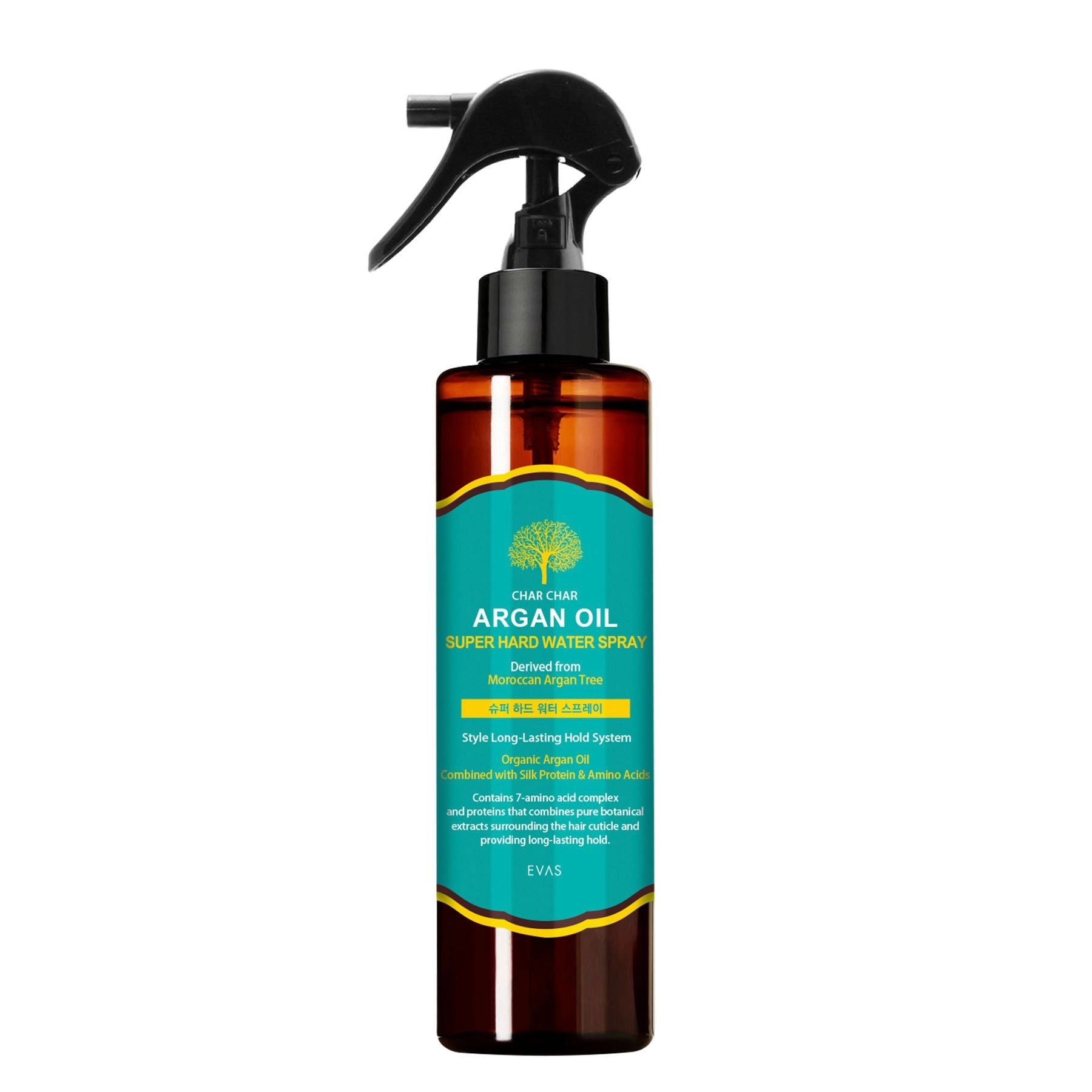 [Char Char] Спрей для укладки волос АРГАНОВОЕ МАСЛО Argan Oil Super Hard Water Spray, 250 мл
