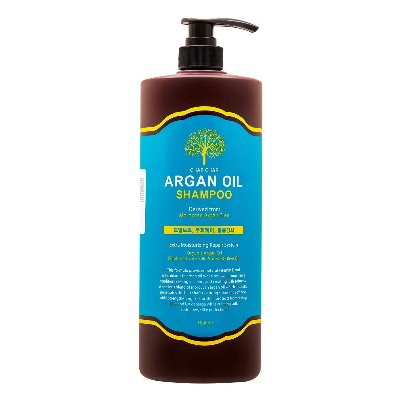 [Char Char] Шампунь для волос АРГАНОВОЕ МАСЛО Argan Oil Shampoo, 1500 мл