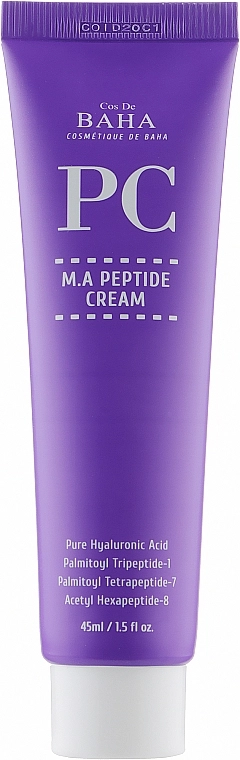 [COS DE BAHA] Крем против морщин пептидный Peptide Cream Matrixyl 3000&Argireline (PC), 45 мл