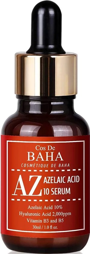 [COS DE BAHA] Сыворотка противовоспалительная с азелаиновой кислотой Azelaic Acid 10 Serum (AZ), 30 мл