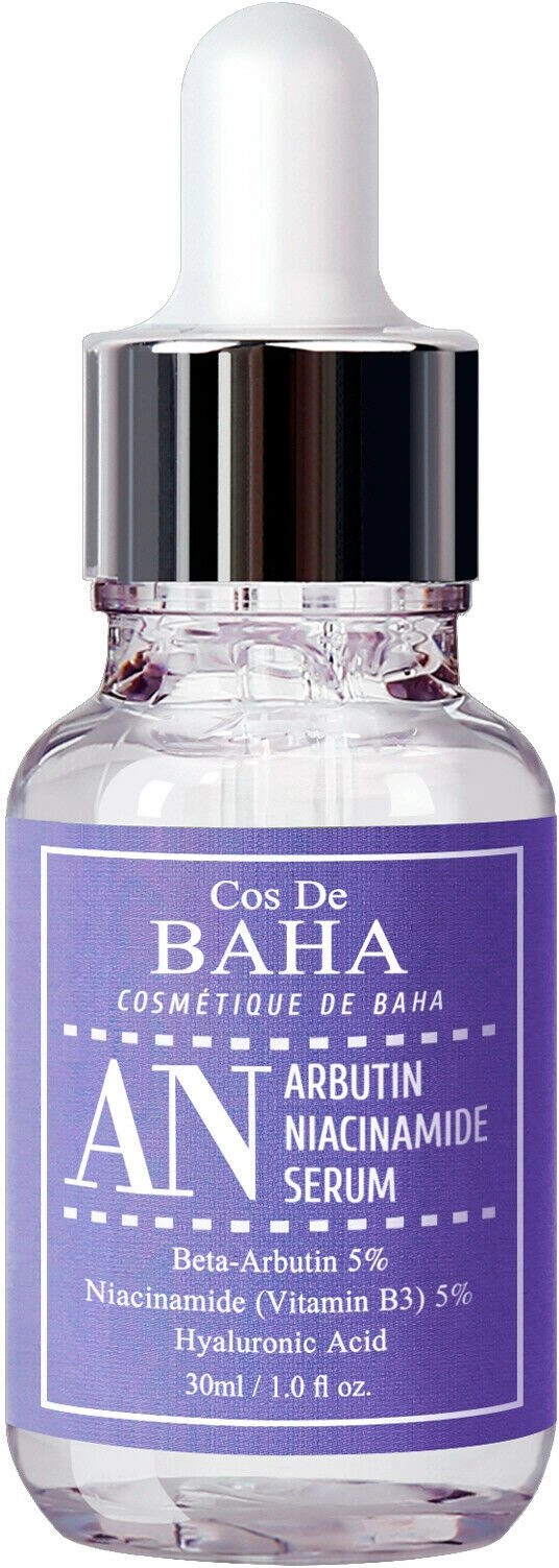 [COS DE BAHA] Сыворотка против пигментации с арбутином и ниацинамидом Arbutin 5% + Niacinamide 5% Serum (AN), 30 мл