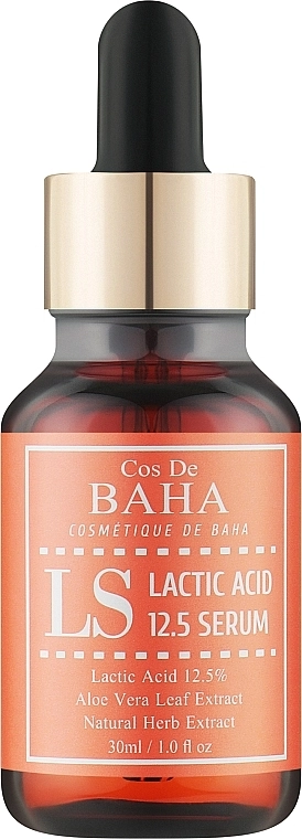 [COS DE BAHA] Сыворотка обновляющая с молочной кислотой 12,5% Lactic Acid Serum (LS), 30 мл