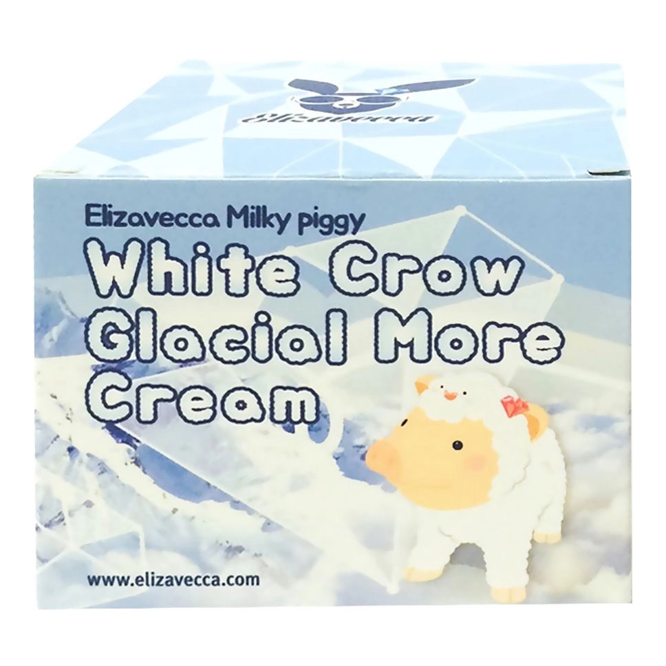 [Elizavecca] Крем для лица ОСВЕТЛЯЮЩИЙ White Crow Glacial More Cream, 100 гр