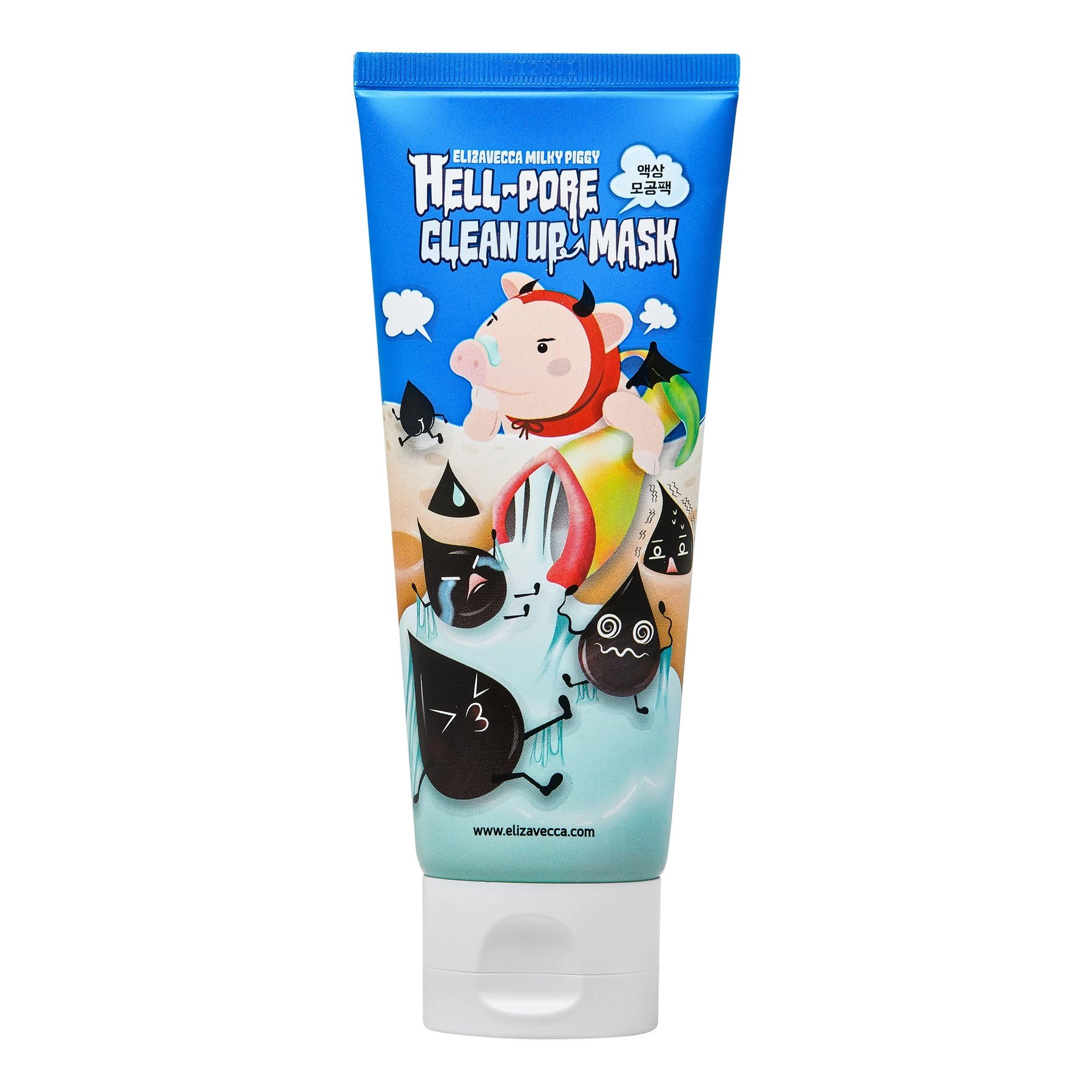 [Elizavecca] Маска-пленка для лица ОЧИЩЕНИЕ/СУЖЕНИЕ ПОР Hell Pore Clean Up Mask, 100 мл