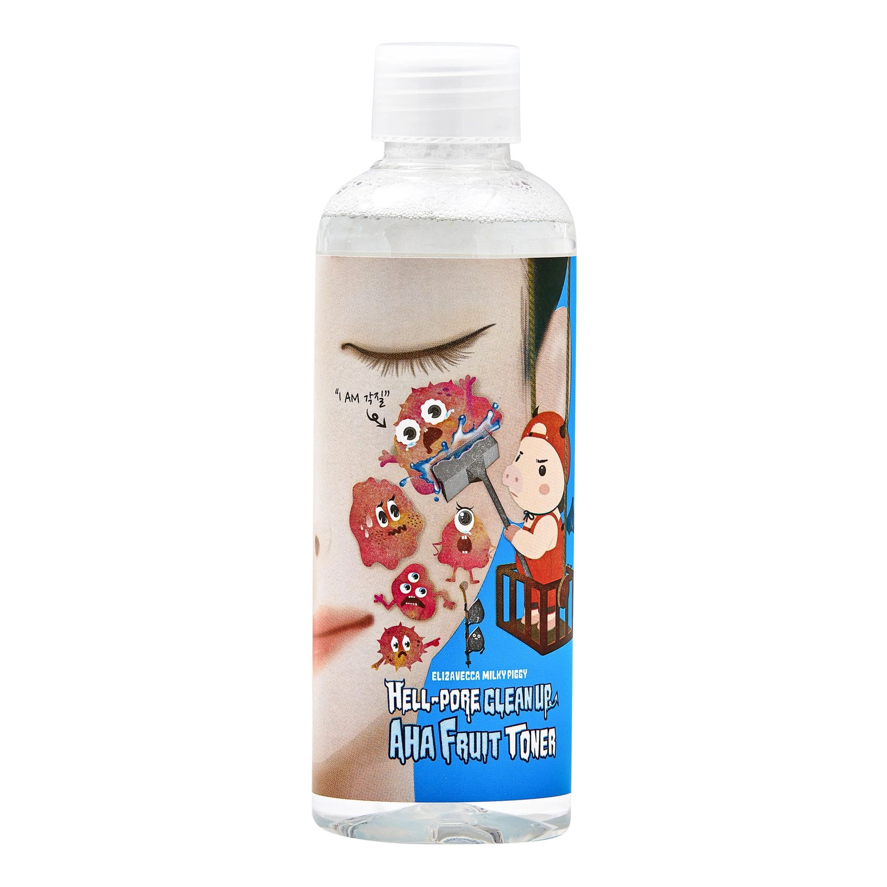 [Elizavecca] Тонер-пилинг ФРУКТОВЫЕ КИСЛОТЫ Hell-Pore Clean Up Aha Fruit Toner, 200 мл