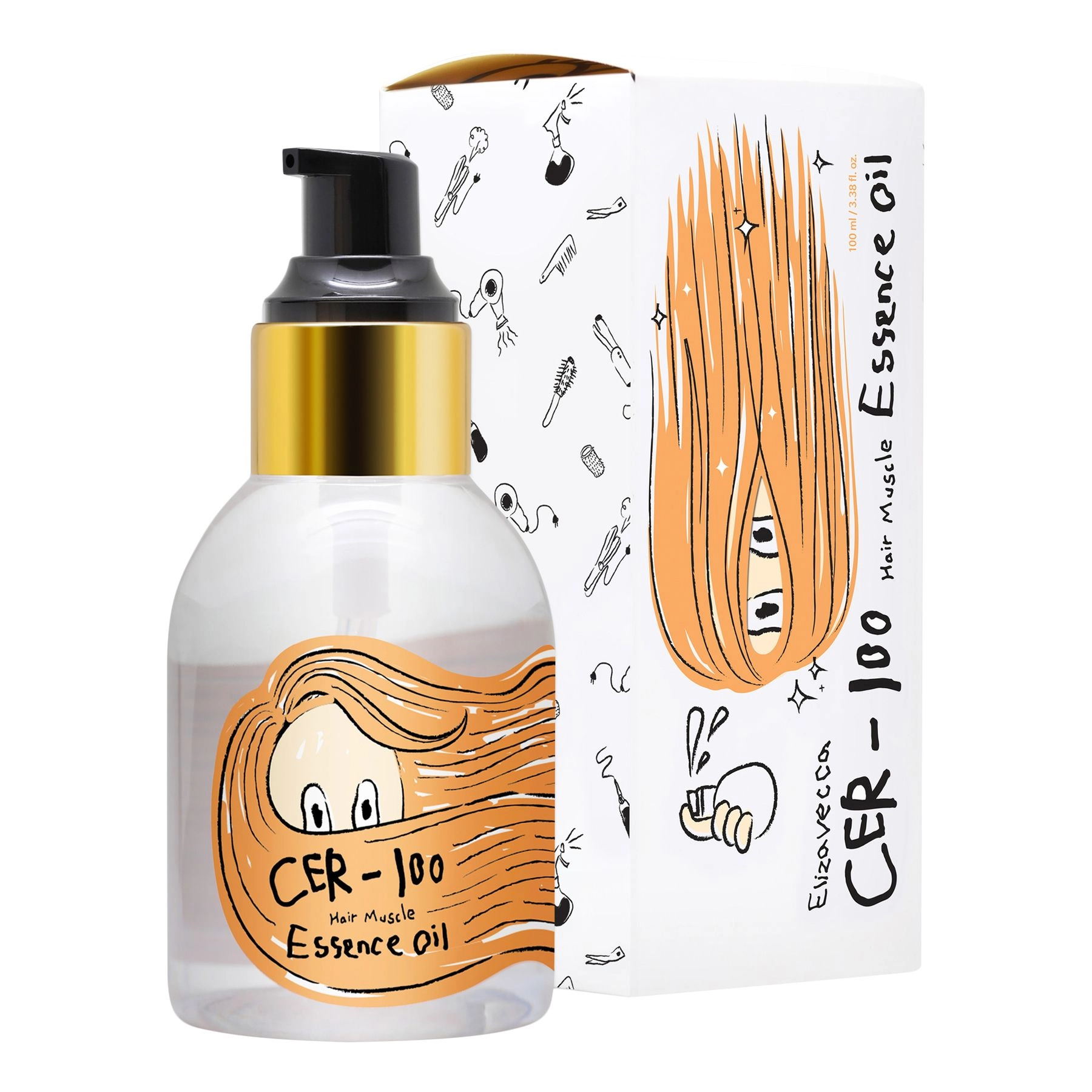 [Elizavecca] Эссенция для волос Hair Muscle Essence Oil, 100 мл