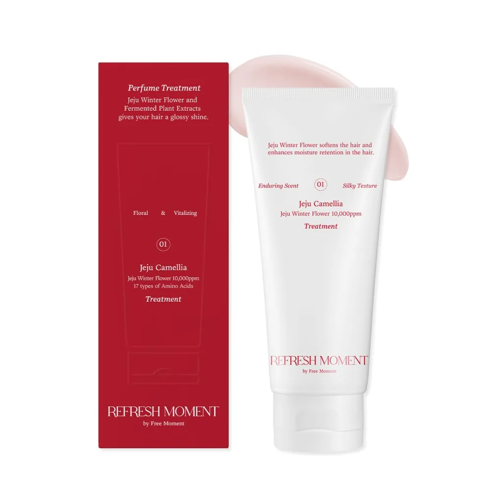 [FREEMOMENT] Кондиционер для волос Refresh Moment Perfume Treatment 01 Jeju Camellia