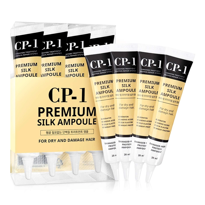 [ESTHETIC HOUSE] НАБОР Сыворотка для волос ПРОТЕИНЫ ШЕЛКА CP-1 Premium Silk Ampoule, 20мл*4шт