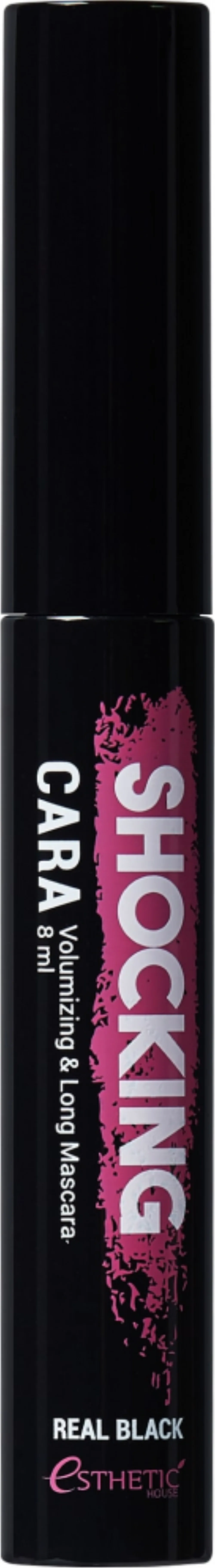 [ESTHETIC HOUSE] Тушь для ресниц ЧЕРНАЯ Shocking Cara Volumizing&Long Mascara (Real Black), 8 мл