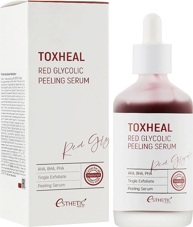 [ESTHETIC HOUSE] Пилинг-сыворотка ГЛИКОЛЕВАЯ Toxheal Red Glyucolic Peeling Serum, 100 мл