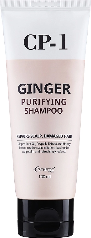 [ESTHETIC HOUSE] Шампунь для волос ИМБИРНЫЙ CP-1 GINGER PURIFYING SHAMPOO, 100 мл