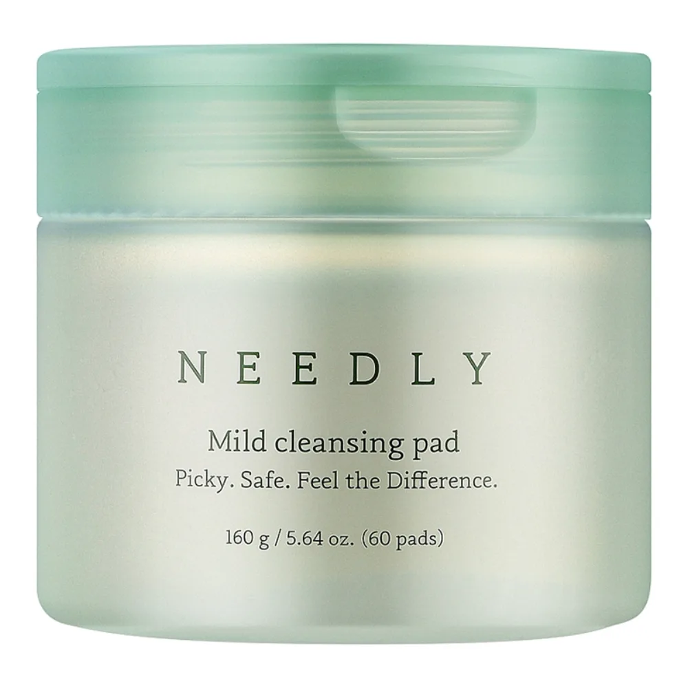 [NEEDLY] Пэды для лица очищающие мягкие MILD CLEANSING PAD, 60 пэдов (160 гр)