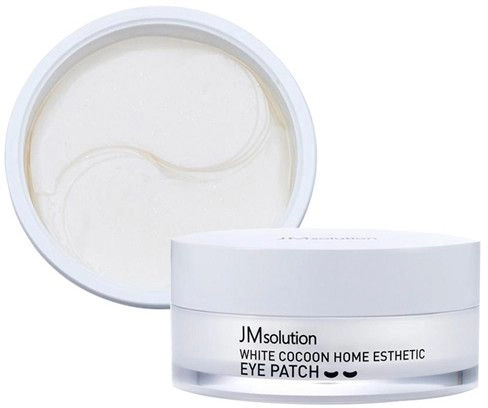[JMSOLUTION] Гидрогелевые патчи с протеинами шелка и жемчуга Silky Cocoon Home Esthetic Eye Patch, 60 шт (90 гр)