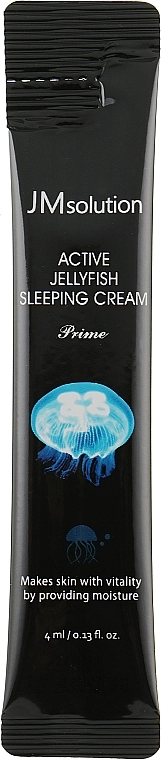 [JMSOLUTION] НАБОР Ночная маска увлажняющая С ЭКСТРАКТОМ МЕДУЗЫ Active Jellyfish Sleeping Cream Prime, 30 шт*4 мл