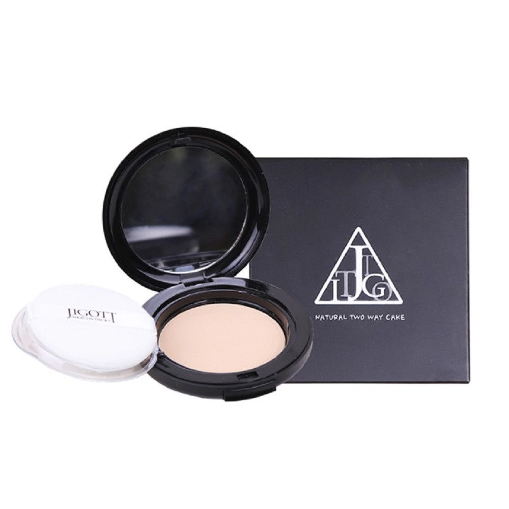 [JIGOTT] Компактная пудра для лица NATURAL TWO WAY CAKE (23 - NATURAL BEIGE), 12 гр