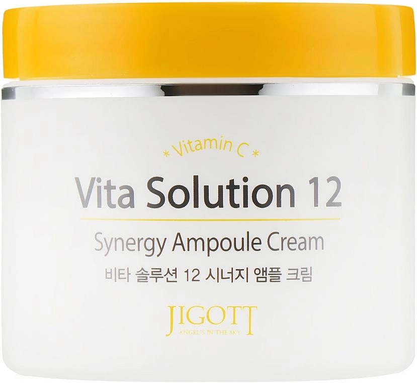 [JIGOTT] Крем для лица ОСВЕТЛЕНИЕ Е Vita Solution 12 Synergy Ampoule Cream, 100 мл