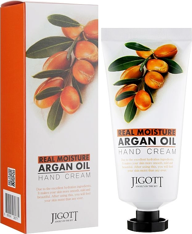 [JIGOTT] Крем для рук МАСЛО АРГАНЫ Real Moisture ARGAN OIL Hand Cream, 100 мл