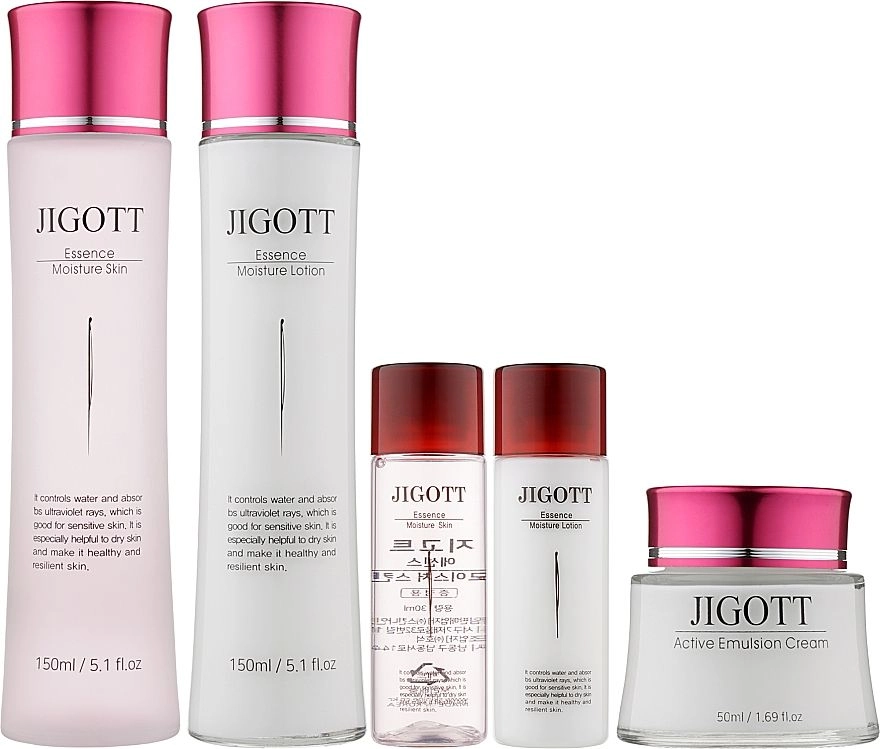 [JIGOTT] ГИАЛУРОН/НАБОР для ухода за лицом ESSENCE MOISTURE SKIN CARE 3SET