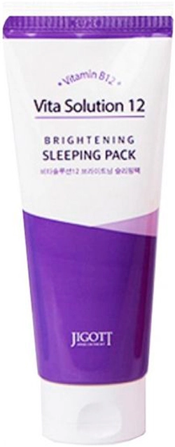 [JIGOTT] Ночная маска для лица СИЯНИЕ Vita Solution 12 Brightening Sleeping Pack, 180 мл
