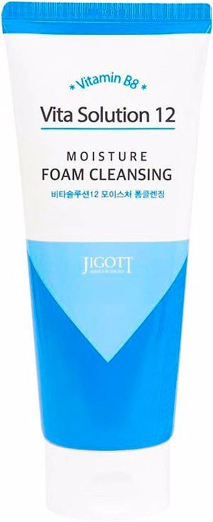 [JIGOTT] Пенка для умывания УВЛАЖНЕНИЕ Vita Solution 12 Moisture Foam Cleansing, 180 мл