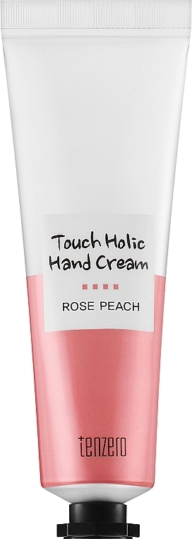 [TENZERO] Крем для рук и ногтей парфюмированный роза и персик TOUCH HOLIC HAND CREAM ROSE PEACH, 50 мл