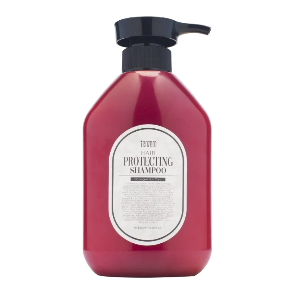 [TENZERO] Шампунь для поврежденных волос защитный HAIR PROTECTING SHAMPOO DAMAGED HAIR CARE, 500 мл