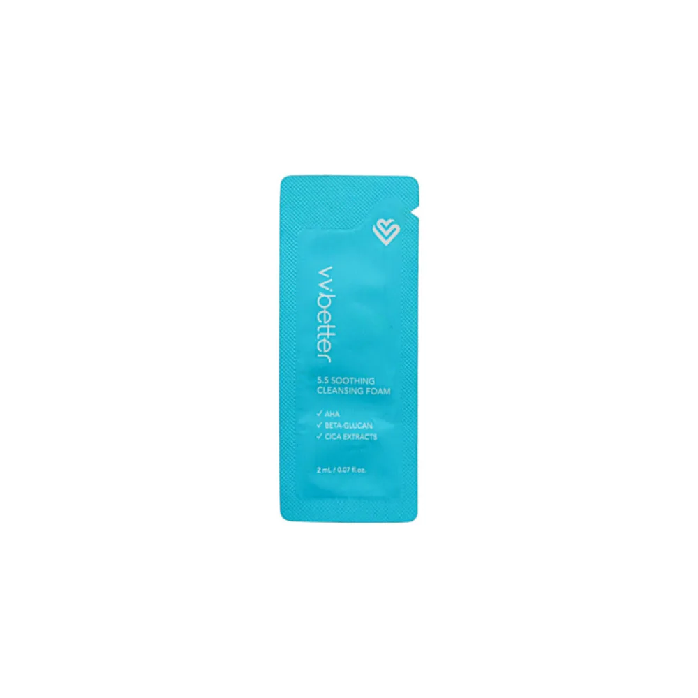 [VVBETTER] ПРОБНИК Пенка для умывания успокаивающая pH 5.5 SOOTHING CLEANSING FOAM, 2 мл (ПРОМО)